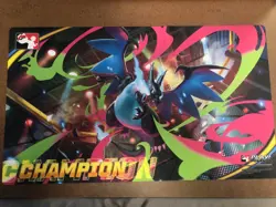 Pokemon TCG Mega Charizard Champion Playmat - Image 1