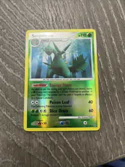 Pokemon TCG Sceptile 10/100 Reverse Holo Holo Rare 2008 - Image 1