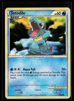 Totodile 74/95 Common Call of Legends Pokemon Near Mint - Image 1