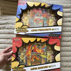 Pokemon TCG: Mega Evolutions Ascended Heroes Mega Ex Box Lot Of 2 Sealed. - Image 1