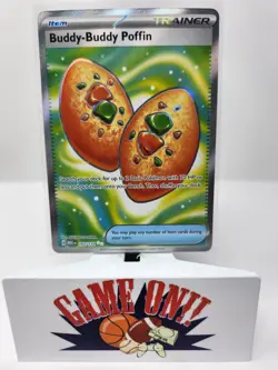 Pokemon Buddy-Buddy Poffin 162/132 Mega Evolutions Ultra Rare Trainer NM - Image 1