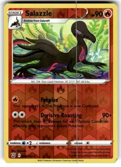 SALAZZLE 028/163 BATTLE STYLES POKEMON (REVERSE HOLO, NM) - Image 1