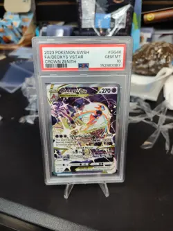 2023 POKEMON SWORD & SHIELD CROWN ZENITH #GG46 FULL ART/DEOXYS VSTAR PSA 10 - Image 1