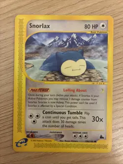 Snorlax 100/144 Regular Rare Skyridge 2003 Pokemon English LP/NM - Image 1