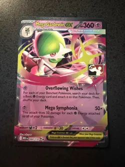 Mega Gardevoir ex 060/132 Prize Pack Series 8 Play Stamp Pokemon TCG - Image 1
