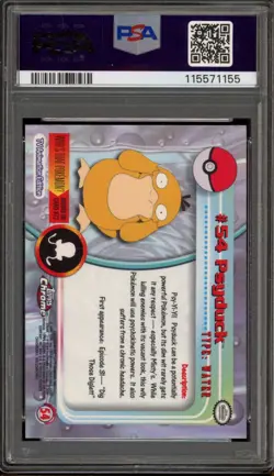 Pokemon Topps Chrome Psyduck #54 PSA 10 Gem Mint - Image 2