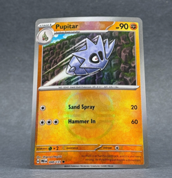 Pokemon - 048/131 Pupitar Master Ball SV Prismatic Evolutions Holo NM TCG - Image 1