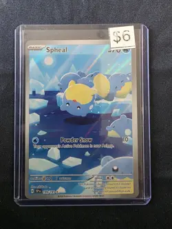 Pokemon TCG Spheal 199/191 Illustration Rare Surging Sparks NM/M - Image 1