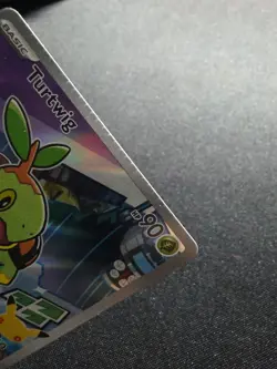 Partial CRIMP Error Pokemon Turtwig 040 - First Partners Black Star Promo - Image 3