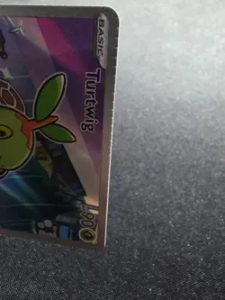 Partial CRIMP Error Pokemon Turtwig 040 - First Partners Black Star Promo - Image 5