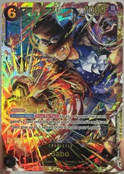 One Piece SABO Carrying On His Will, OP13-120 Secret Rare SEC English NM - Image 4