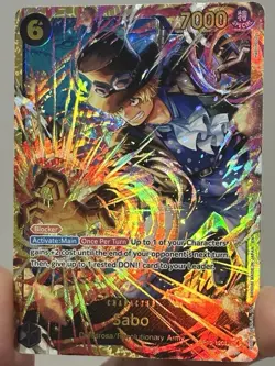 One Piece SABO Carrying On His Will, OP13-120 Secret Rare SEC English NM - Image 5