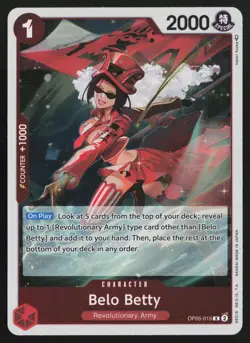 Belo Betty (015) OP05-015 Rare Awakening of the New Era One Piece Near Mint - Image 1