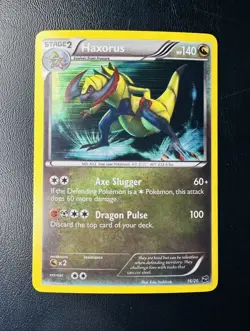 Pokemon TCG Single Card Haxorus Tinsel Holo Promo 16/20 Dragon Vault 2012 - Image 1