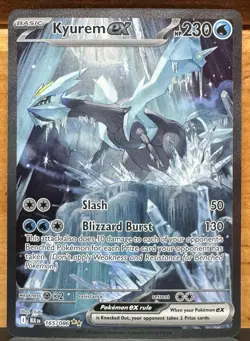 Pokemon Kyurem EX 230 HP Rare Holo Dragon BLK EN 165/086 TCG Card - Image 1