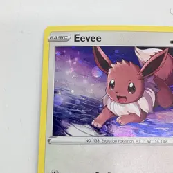Pokemon Eevee SWSH127 SWSH Sword & Shield Black Star Promo Holo Card Swirl 2021 - Image 4