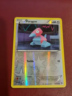 Pokemon Black & White Plasma Blast Porygon 72/101 Reverse Holo Card TCG - Image 1