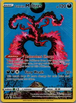 Galarian Moltres SWSH284 - SWSH: Sword & Shield Promo Cards - Promo - NM - Image 1