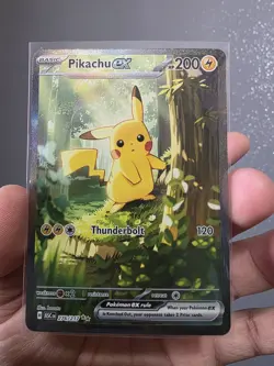 Pokemon Pikachu EX Full Art SIR 200 HP Card 276/217 ASCENDED HEROES - Image 2