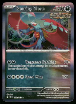 Roaring Moon 109/162 Rare Holo Prize Pack Series Cards NM - Image 1