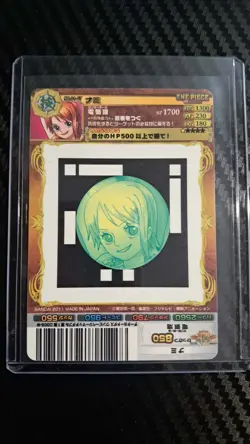 2011 BANDAI AR FORMATION Carddass NAMI HOLO 01 07 ONE PIECE RARE VINTAGE CARD - Image 2