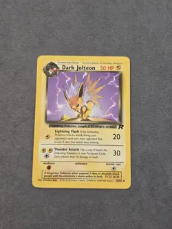 Dark Jolteon 38/82 Uncommon Team Rocket Pokemon Card 38/82 - Image 2