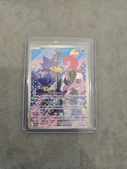 Pokemon TCG Destined Rivals Team Rockets Murkrow Card 200/182 IR - Image 1