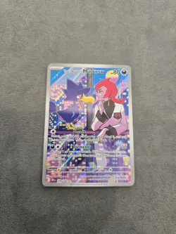 Pokemon TCG Destined Rivals Team Rockets Murkrow Card 200/182 IR - Image 2