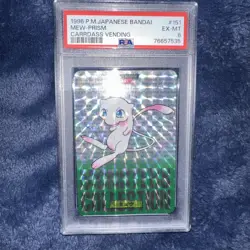 Mew-Prism Vending Machine Cards Series 1 (Green) Regular (Japanese) PSA 6 - Image 1