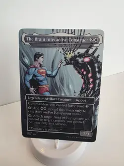 Mtg Codsworth Handy Helper Superman DC Borderless Playtest Card Commander EDH NM - Image 2