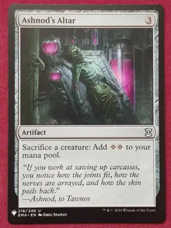 Magic The Gathering MYSTERY BOOSTER MB1 ASHNOD'S ALTAR artifact card MTG - Image 1