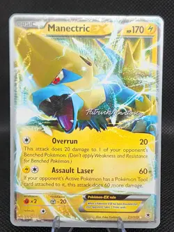 Pokemon Manectric EX 23/119 Rare World Championships 2015 Signature Card HP - Image 1