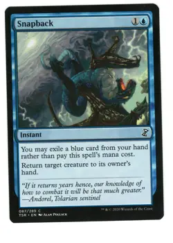 MTG Snapback 87 Common Time Spiral Remastered Magic The Gathering - Image 1