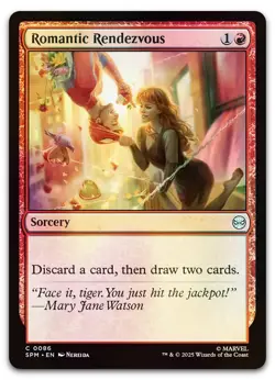 Romantic Rendezvous #86 (Foil) (NM) Spider-Man SPM Magic MTG - Image 1