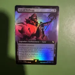 MTG FOIL Eye of Nidhogg Extended Art English - Image 3