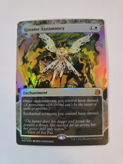 Greater Auramancy [Wilds of Eldraine: Enchanting Tales] Near Mint Foil - Image 1