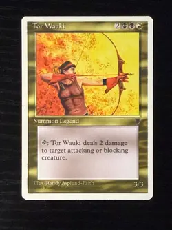Miscut Magic the Gathering MTG Tor Wauki Error Misprint Chronicles - Image 3