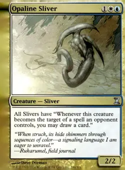 Time Spiral #244 Opaline Sliver - Image 1