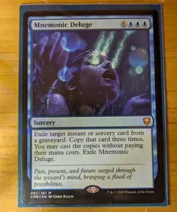 Mnemonic Deluge Commander Legends Regular (LP) - Image 1