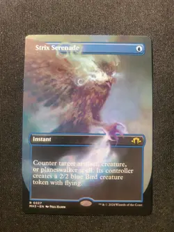 Strix Serenade Borderless Modern Horizons 3 Regular NM Magic The Gathering * - Image 1
