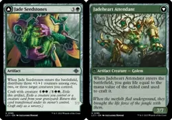 Jade Seedstones // Jadeheart Attendant - Foil - The Lost Caverns of Ixalan #0195 - Image 1