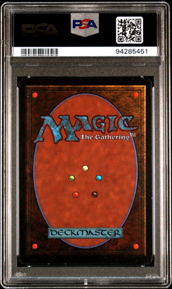 1993 MTG Magic the Gathering Unlimited Basalt Monolith Vintage PSA 8 NM-MT POP 4 - Image 2