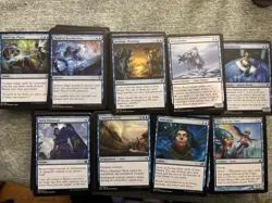 900 MTG Blue Common Lot Magic The Gathering Good Condition, Multiple Sets - Image 1