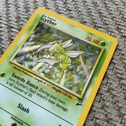 Pokemon - Scyther - Holographic - 17/130 - Base Set 2 - NM - Image 5