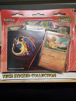 Pokemon ascended heros Tech Sticker Collection 3-Pack Blister - Charmander - Image 1