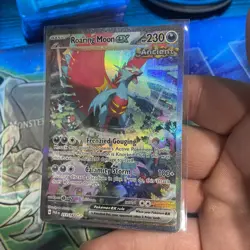 Roaring Moon EX Sir 251/182 Paradox Rift Holo Pokemon TCG Card NM Condition - Image 2