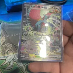 Roaring Moon EX Sir 251/182 Paradox Rift Holo Pokemon TCG Card NM Condition - Image 4