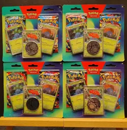 Pokemon TCG Phantasmal Flames Mega Evolution Vileplume Lot Of 4 Blister 2 Packs - Image 1