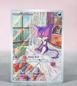 Pokemon Purrloin #136/086: SV White Flare (Read Description) 🔥 - Image 1