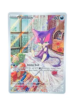Pokemon Purrloin #136/086: SV White Flare (Read Description) 🔥 - Image 2